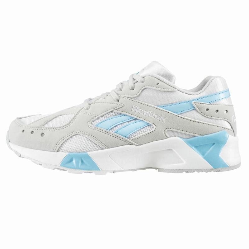 Tenisi Reebok Aztrek Dama Gri/Albi/Albastri Romania PW5194XC